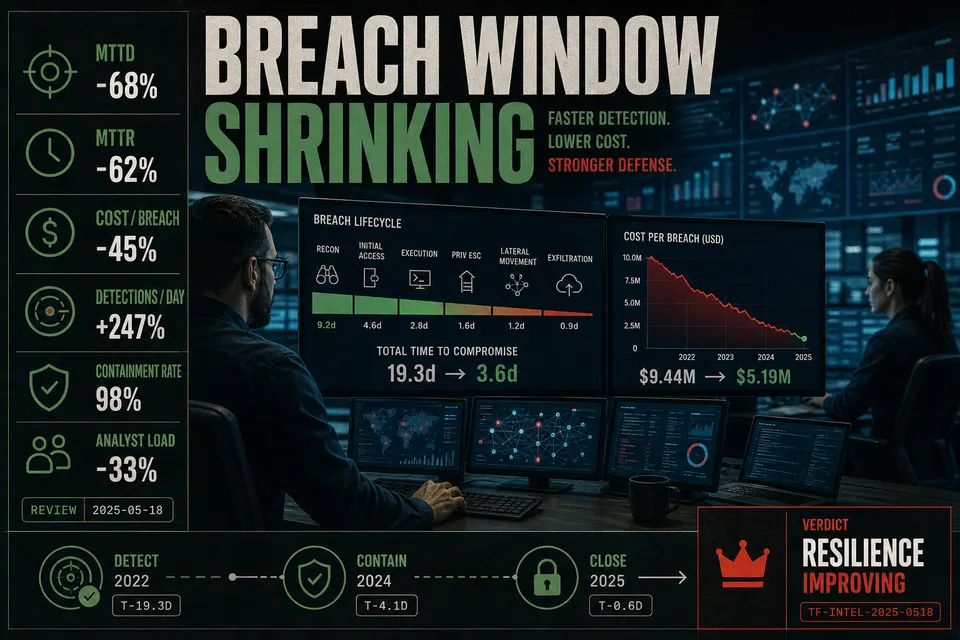 Security operations analysts using AI automation dashboards that reduce data-breach costs and shorten incident lifecycles